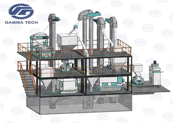 5tph Poultry Feed Production Line Chicken Duck Cattle Sheep Feed Production